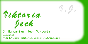 viktoria jech business card
